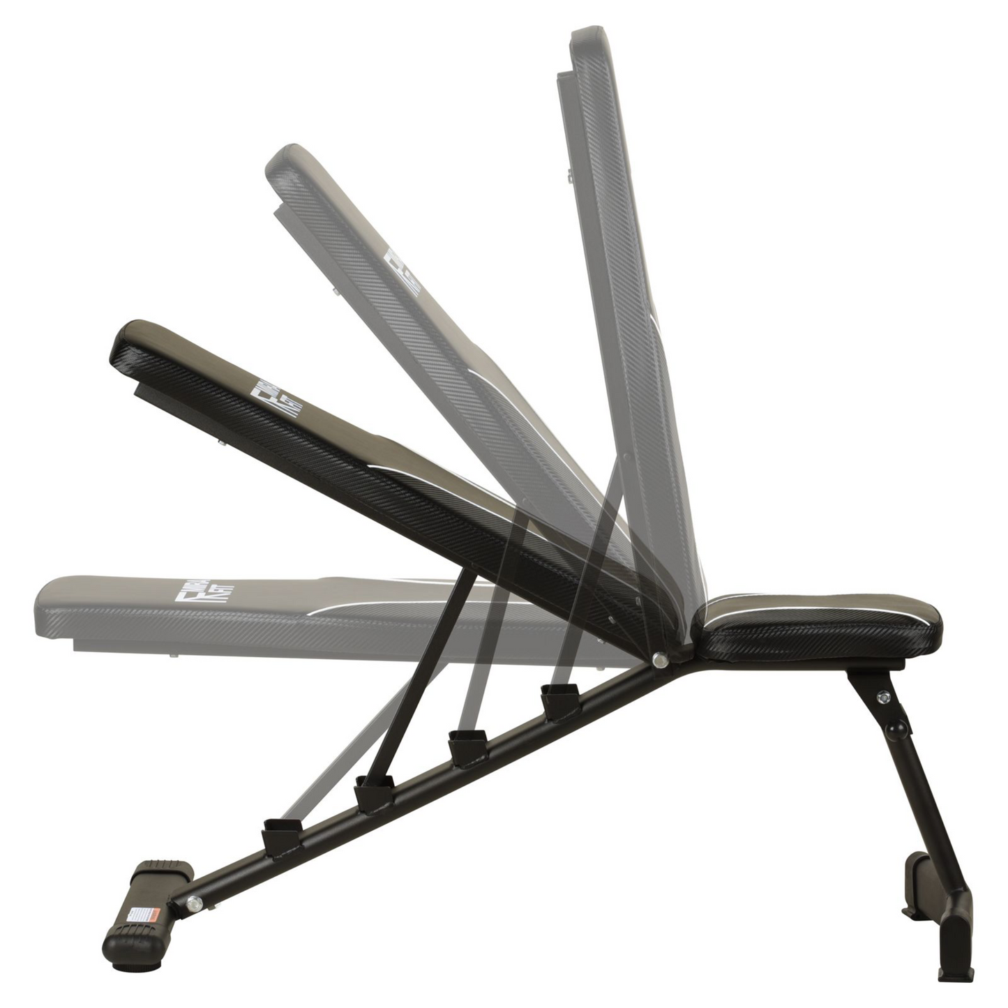 Mirafit Folding Home Gym Bench With Dumbbells & Storage Rack