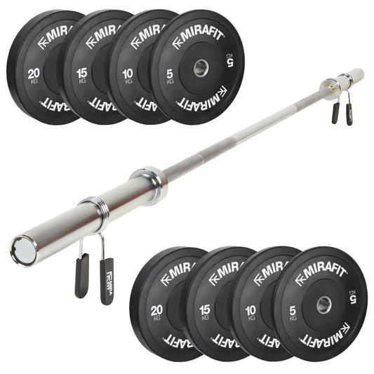 Mirafit Olympic Barbell & Weight Set
