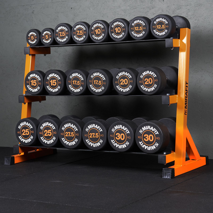 Mirafit Rubber Dumbell Set - Choice Of Weight