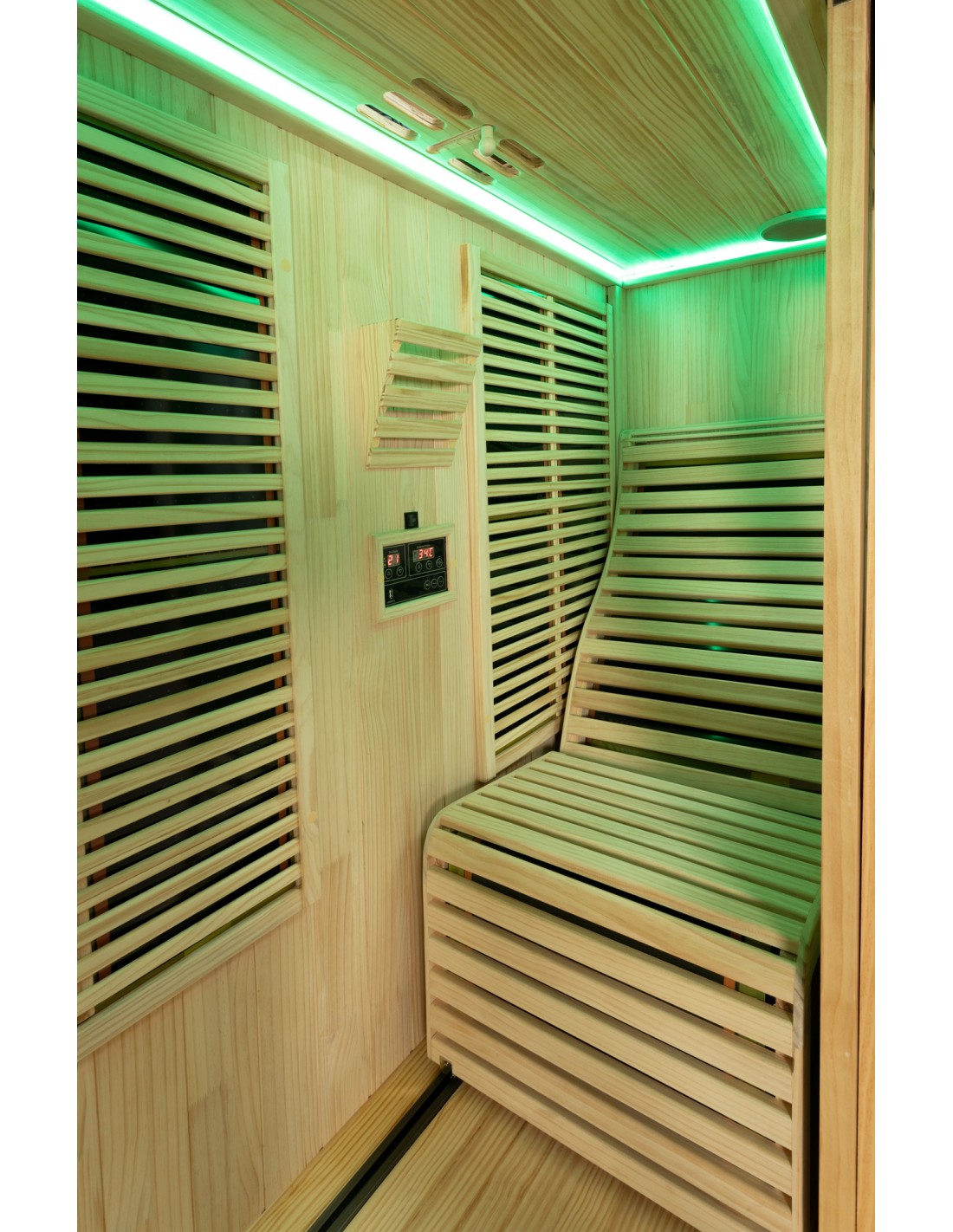 Dharani S1 Plus - 1 Person Infrared Sauna With Reclining Chair