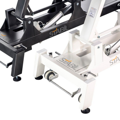 Stabil Bariatric 3-Section Electric Treatment Table White Frame