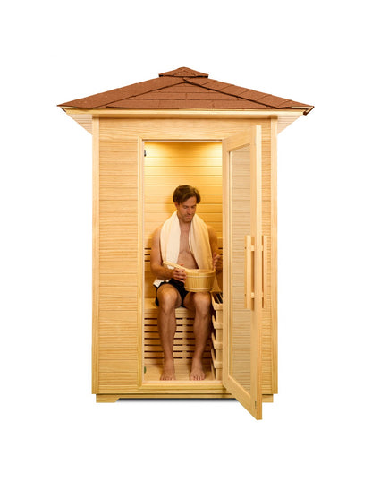 Dharani S2 Outdoor 2 Person Traditional Sauna