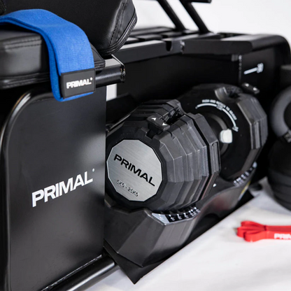 Primal Personal Series HIIT Bench with Accessories and Dumbbells
